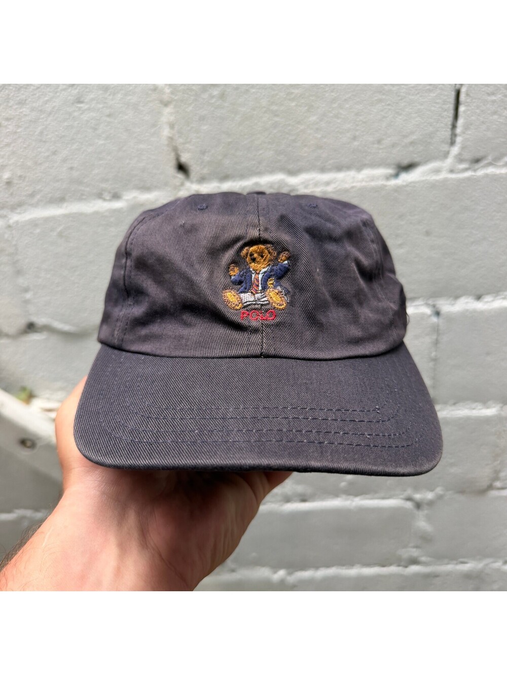 Vintage 90s Polo Ralph Lauren Polobear Strapback Hat